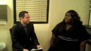 Gabourey Sidibe Interviewed by Scott Feinberg Part 1 of 3 [upl. by Llenyr]