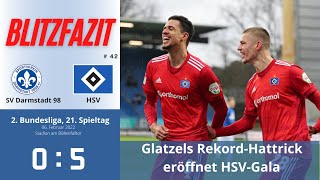 Scholles Blitzfazit zum Spiel  SV Darmstadt 05 HSV  Saison 2122  042 [upl. by Zakaria]