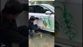 amazing car paint remove🥶 shorts shortsfeed [upl. by Osanna]