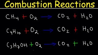 Balancing Combustion Reactions [upl. by Filahk]