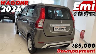 2024 NEW WAGONR VXI Price EMI Down payment Discount Updated in Detailed [upl. by Tengler]