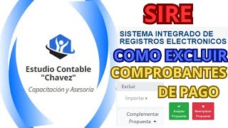 COMO EXCLUIR FACTURAS DE LA PROPUESTA DEL REGISTRO DE COMPRAS DEL SIRE  SUNAT ACTUALIZADO [upl. by Lebiralc730]