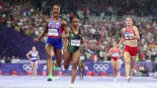 Team USA’s Stunning Gold in Womens 4x100m Relay  Paris 2024 Highlights [upl. by Jourdain]