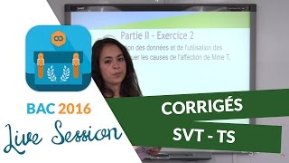 Bac 2016  corrigés de SVT  Terminales S [upl. by Eelyac]