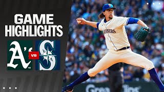 As vs Mariners Game Highlights 92924  MLB Highlights [upl. by Anawahs]