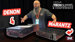 NEW Denon amp Marantz Cinema Series Receivers  Cedia 2023 Tech Summit [upl. by Enidaj]