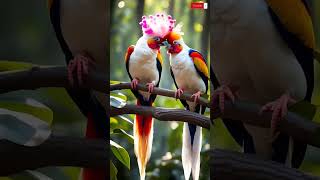 Lovebirds send you sweet blessings birdsoftiktok lovebirds cute fyp foryou [upl. by Diandre]