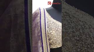 Check out our Banarasi silk fabric with beautiful Zardosi handwork in the choli [upl. by Loginov]