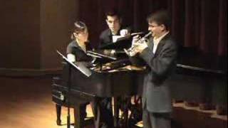 Molter  Concerto 2 movements 2amp3  Eric Brown trumpet [upl. by Adnocahs]