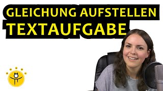 TEXTAUFGABE Alter berechnen – Gleichung aufstellen aus Text [upl. by Leonie]