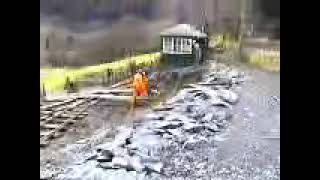 Corris Railway  February 1999 working party 1 [upl. by Naliorf]