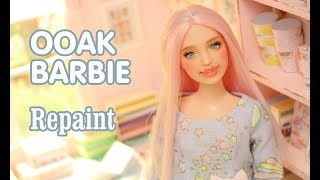 2019 Ooak Barbie doll by Nerea Pozo fashionista Custom repaint doll [upl. by Hedwig765]