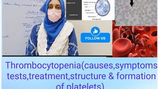 Thrombocytopeniacausessymptomsteststreatmentstructure amp formation of platelets [upl. by Cimbura269]