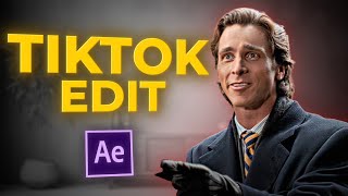 HOW TO Make TikTok Edits I After Effects Beginner Tutorial [upl. by Nlycaj571]