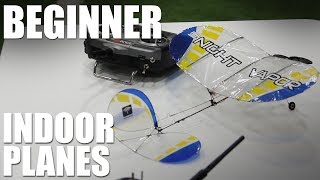 Flite Test  Beginner Indoor Planes  REVIEW [upl. by Galligan]