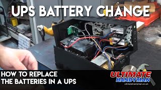 How to replace the batteries in a UPS  replace batteries in uninterruptible power supply [upl. by Penrose]