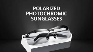 Polarized Photochromic Sunglasses Short Video [upl. by Ellinej]