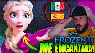 🇪🇸ESPAÑOL REACCIONA A MUCHO MAS ALLA de FROZEN 2´´ ⚡ DISNEY ESPAÑOL LATINO VS ESPAÑOL ⚡ [upl. by Anayrb]