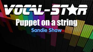 Sandie Shaw  Puppet On A String Karaoke Version with Lyrics HD VocalStar Karaoke [upl. by Dadirac691]