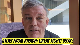 👊TEDDY ATLAS TALKS FURY  USYK FROM RIYADH GREAT FIGHTERS GREAT FIGHT BUT IT WILL BE USYKquot [upl. by Aicele557]