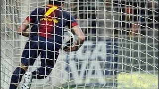 Barcelona vs Sevilla 21 All Goals Full Match Highlights 23022013 David Villa [upl. by Gnap]