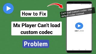 MX Player Cant load custom codec Problem AIO NEON TEGRA 3 [upl. by Noirda]