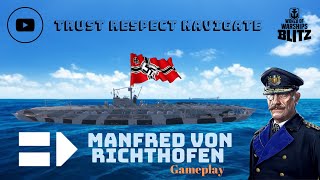 Wows Blitz • Manfred von Richthofen 🇩🇪  Team  Xkalamar [upl. by Talie]