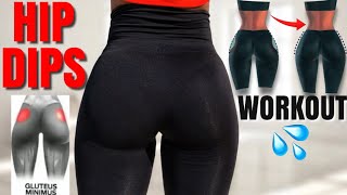 HIP DIPS WORKOUT  GET NATURAL CURVES Wider Hips At HomeDo This To Build SIDE BOOTY [upl. by Werdnaed708]