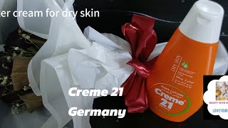 Winter moisturizer for Dry Skin  crems21 Germany moisturizer  Lotion for Dryskin [upl. by Refotsirc]