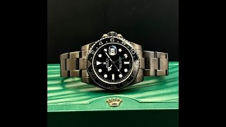 Rolex GMT Master 116710 Blackout PVD [upl. by Eimia]