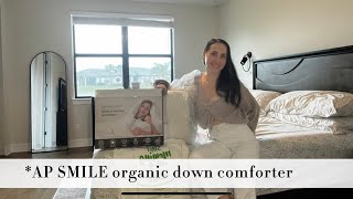 Best Organic Down Comforter from Amazon comforters downfeather organiccotton [upl. by Nilde]