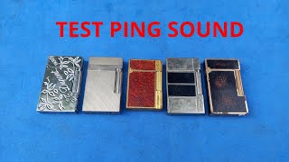 Test Ping Sound korek api St Dupont lighter [upl. by Geffner]