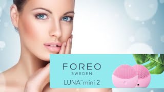 Cepillo Limpiador Facial Foreo Luna Mini 2 Accesorio De Viaje Masajeador Facial Eléctrico [upl. by Allana]