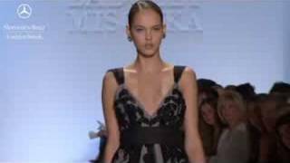 Badgley Mischka Spring 2009 runway show MercedesBenz Fashion Week [upl. by Ilrac]