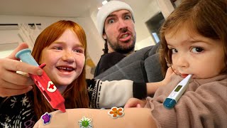 FAMiLY CHECKUP from Doctor Adley Playing our favorite games in REAL LiFE or ROBLOX Niko sick day [upl. by Yelsnia483]