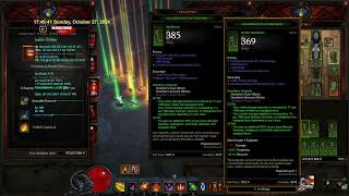 D3 27Oct2024 EU Season 33 Just Before GR 121 Push tried more Guardian Bracers Nope [upl. by Nivonod782]