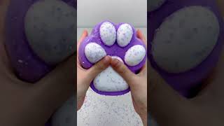 FUFUSQUISHY ASMR 💜🐾800g Purple Based White Paw [upl. by Norab571]