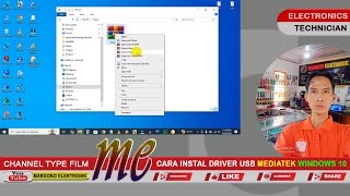 CARA INSTAL DRIVER USB MEDIATEK WINDOWS 10 [upl. by Kerril]