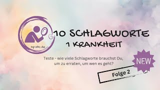 Wer bin ich  Folge 2 Krankheiten erraten [upl. by Doy994]