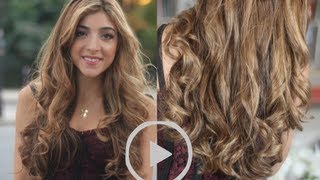 Big Voluminous Curls Hair Tutorial [upl. by Fairfax290]