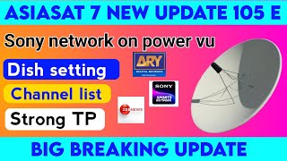 asiasat 105 new update  105e dish setting [upl. by Meneau]