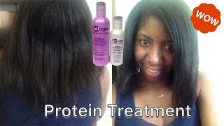 Aphogee two step Protein Treatment on Relaxed Hair video [upl. by Asteria294]