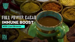 How to make Cacao  IMMUNE BOOST  Drink Full Power Cacao Recipe 100 Ceremonial Grade Cacao [upl. by Fanestil]