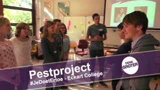 Pestproject JeDoetErtoe  Eckart College Eindhoven [upl. by O'Brien]