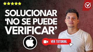 Cómo SOLUCIONAR el ERROR de iPhone NO se puede VERIFICAR la APLICACIÓN  🔓Desbloquea tus apps📱 [upl. by Enilesor]