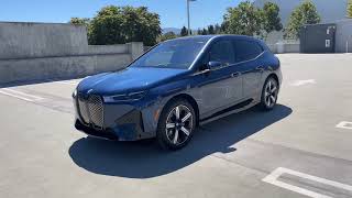 Tour the 2022 iX xDrive50 in Phytonic Blue  4K [upl. by Arol]