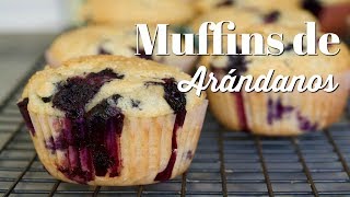 MUFFINS DE ARÁNDANOS  Cómo Hacer Ponqués de Arandanos  SyS [upl. by Bever162]