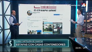 Santo y Seña  Doble cartelera de chantas Estafas con casas contenedores [upl. by Oconnor]