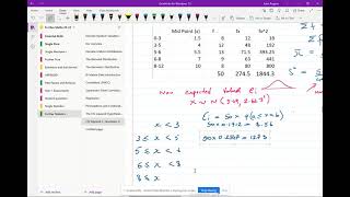 Chi Squared Goodness of fit Normal Distribution example [upl. by Eerolam]