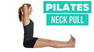 Pilates Neck Pull with Alisa Wyatt [upl. by Ymerej]